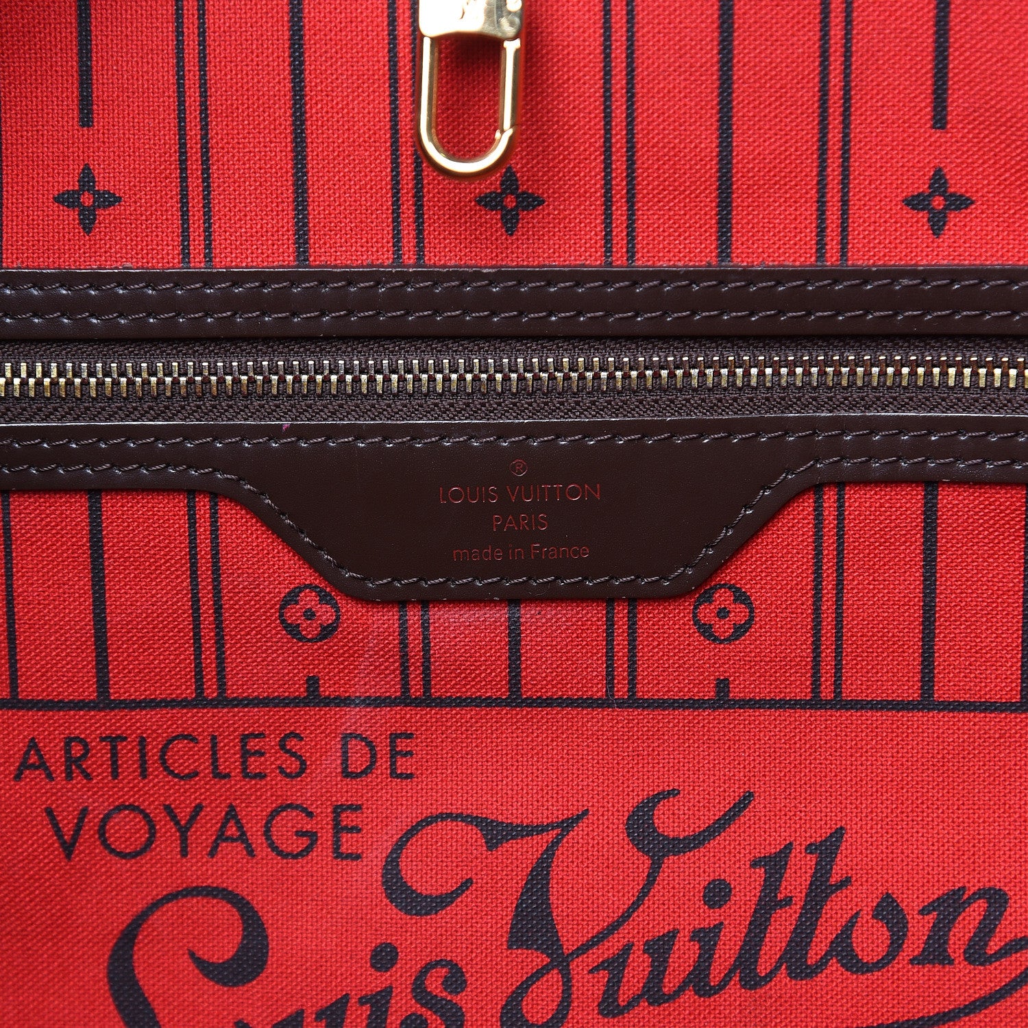 Louis Vuitton Damier Ebene Neverfull GM 6 of 16
