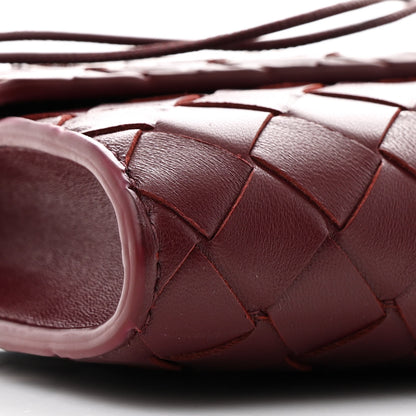 Bottega Veneta Nappa Intrecciato Long Andiamo Top Handle Clutch Barolo 9 of 10