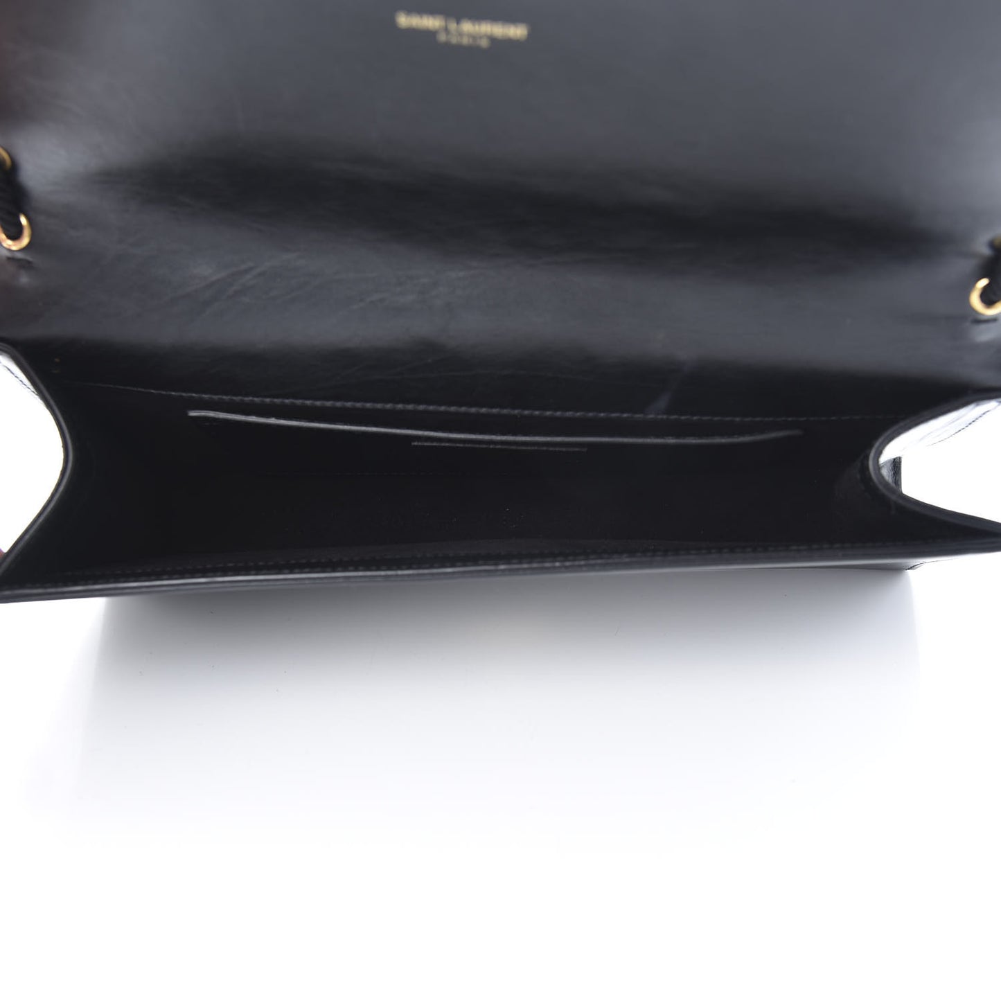 Calfskin Rope Monogram Cassandre Clutch Black