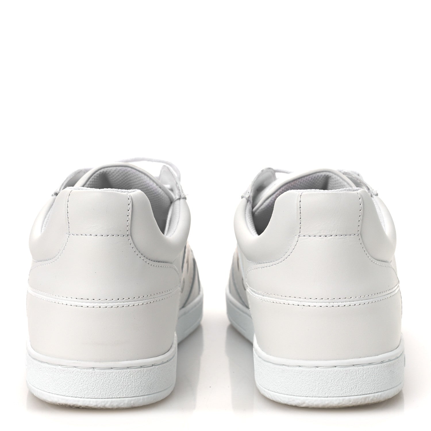 Christian Dior Calfskin Suede Dior Star Low Top Sneakers 41 White Black 6 of 14