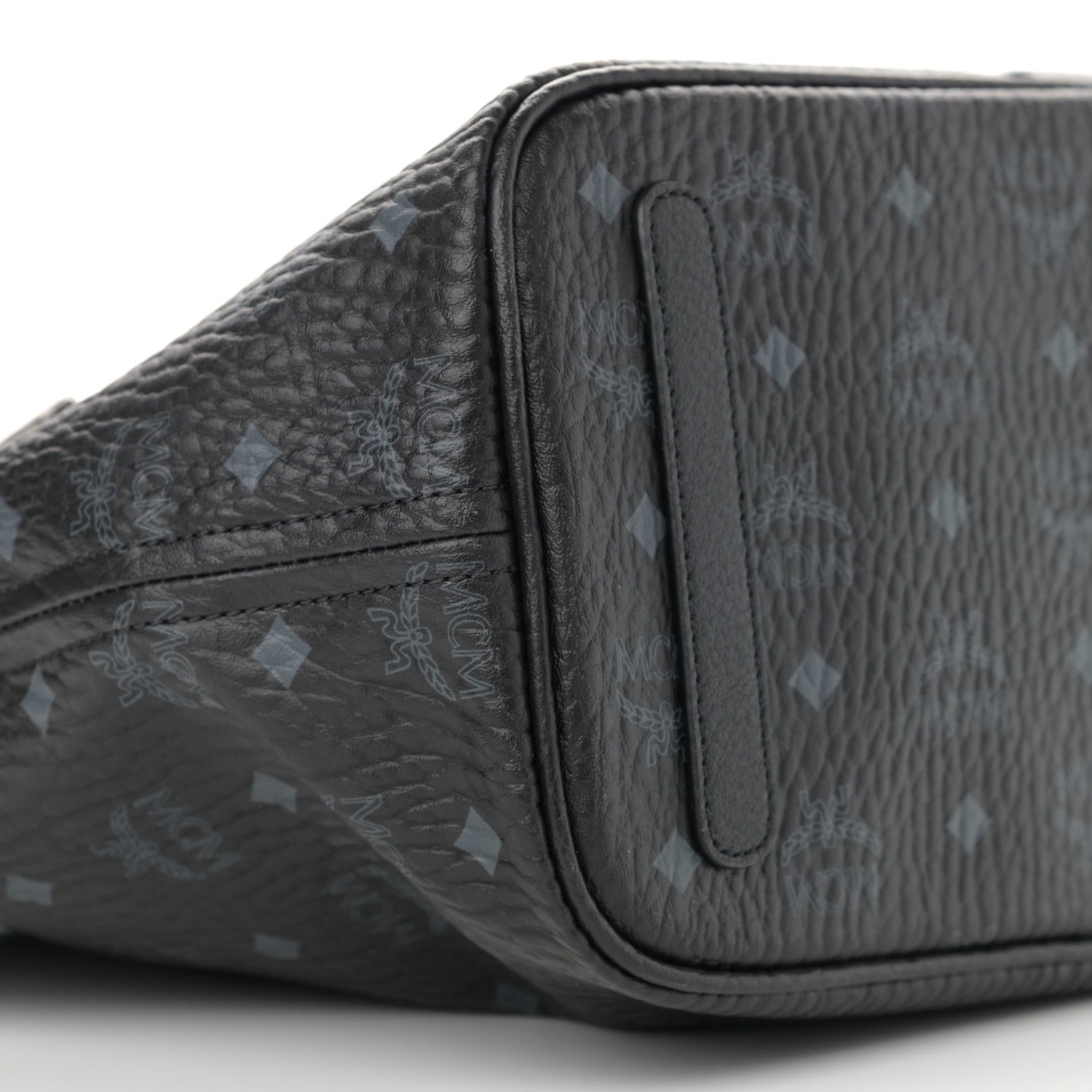 MCM Visetos Medium Liz Reversible Shopper Tote Black 13 of 16