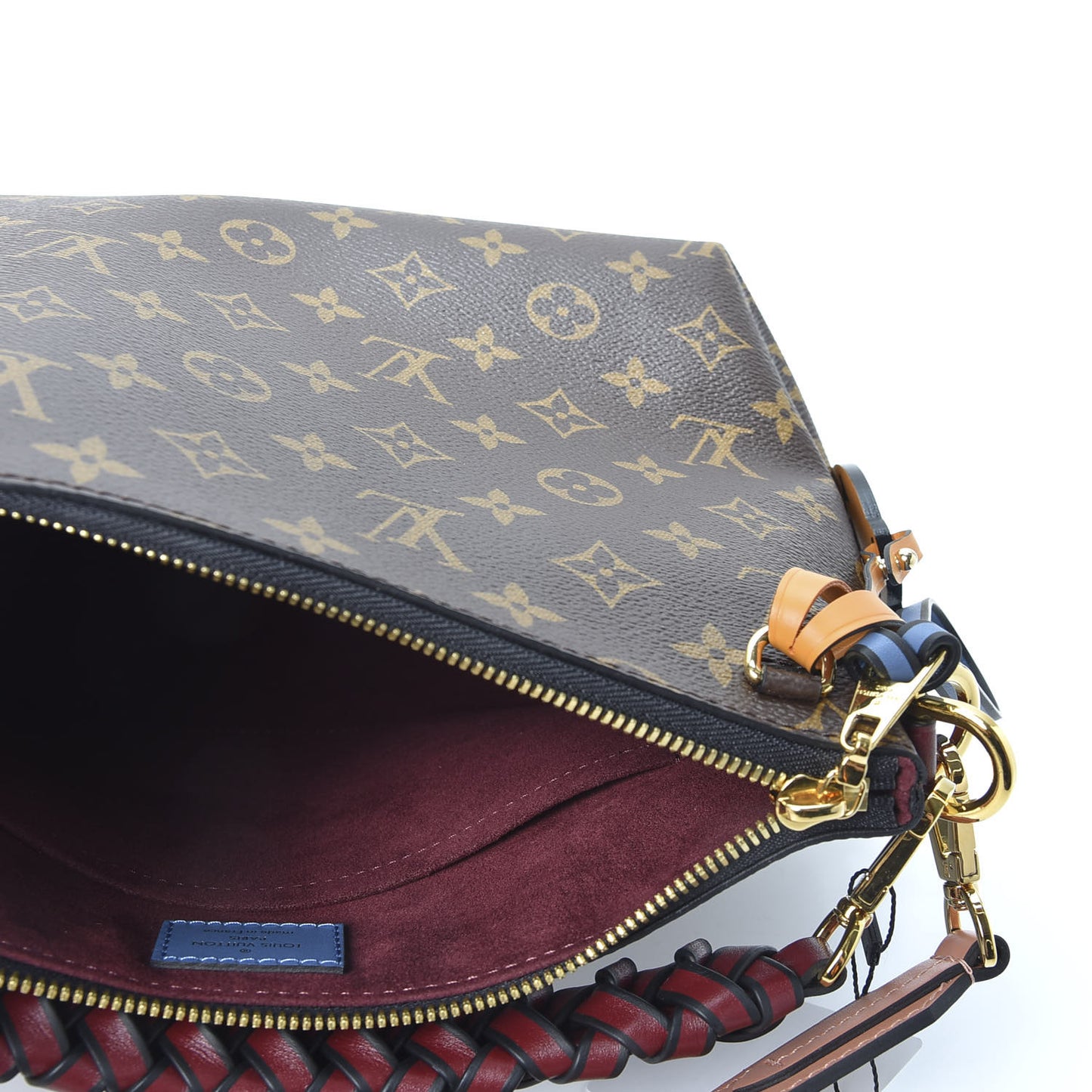 Monogram Beaubourg Hobo Mini Bordeaux Red Peach Safran Blue Jean Blue