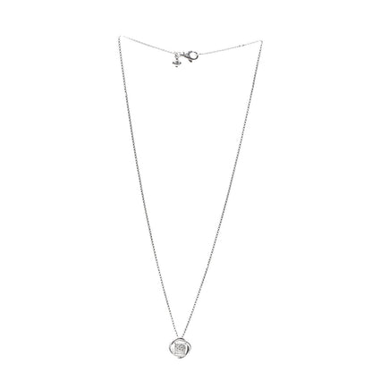 David Yurman Sterling Silver Diamond 7mm Infinity Pendant Necklace 2 of 4