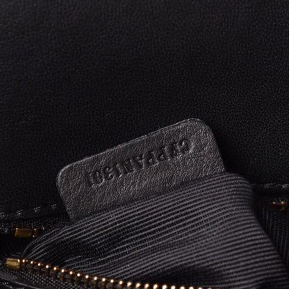 Burberry Smooth Calfskin 1983 Knight Check Link Shoulder Bag Black 7 of 10