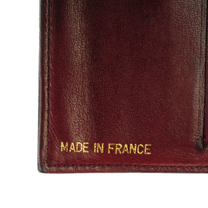 Chanel Caviar Timeless CC Compact Flap Wallet Dark Red 8 of 11