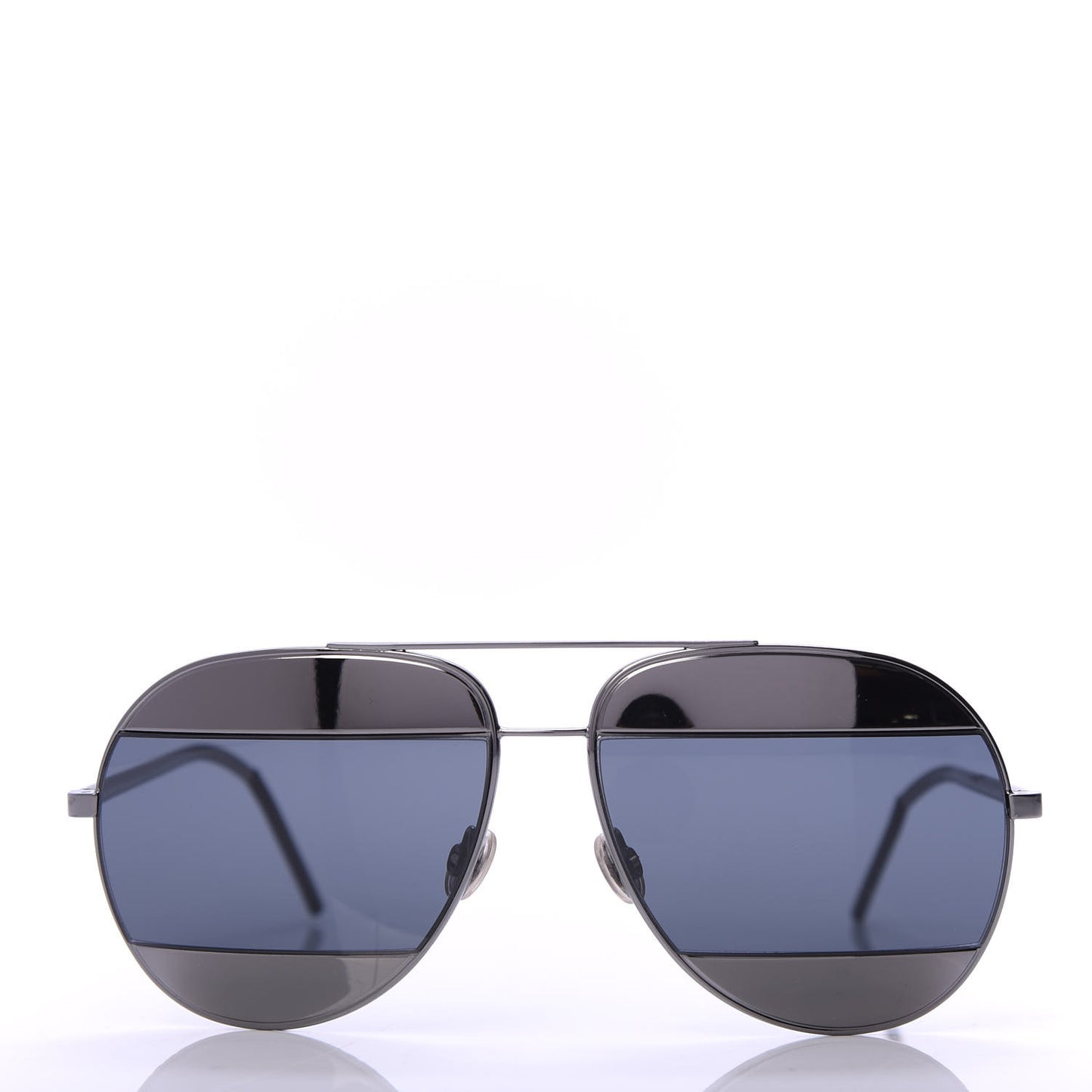 Split 1 Aviator Sunglasses Silver