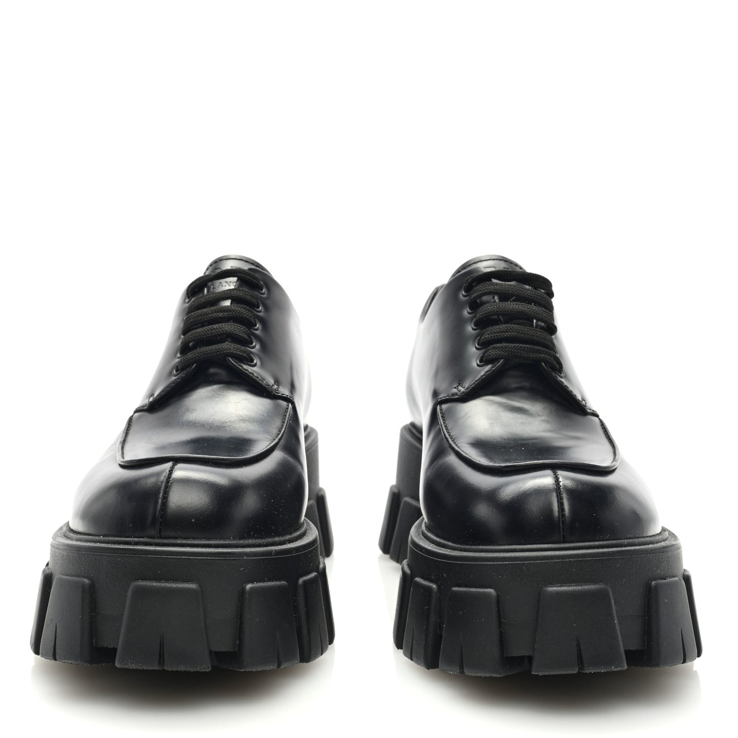 Spazzolato Rois Monolith 55mm Derby Loafers 38.5 Black