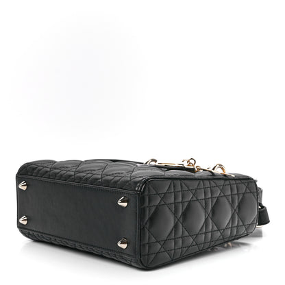Christian Dior Lambskin Cannage Small My ABCDior Lady Dior Black 9 of 11
