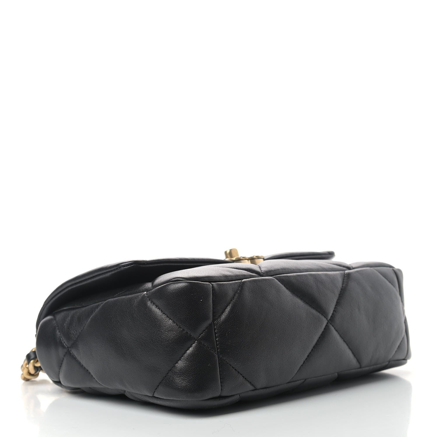 Chanel Lambskin Quilted Medium Chanel 19 Flap Black 4 of 10