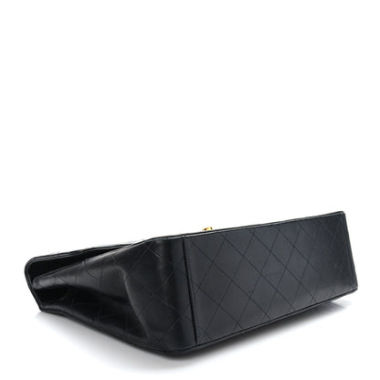 Chanel Lambskin Quilted XL Jumbo Single Flap Black 4 of 10