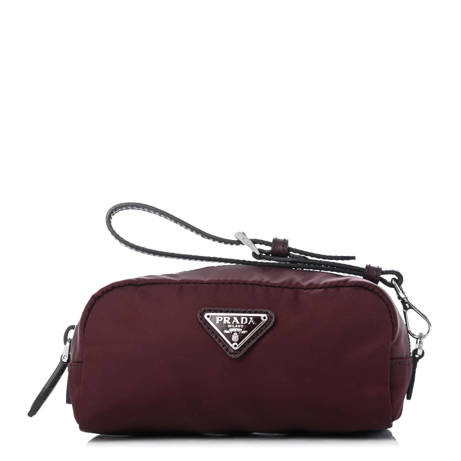 Prada Tessuto Nylon Wristlet Granato 1 of 6