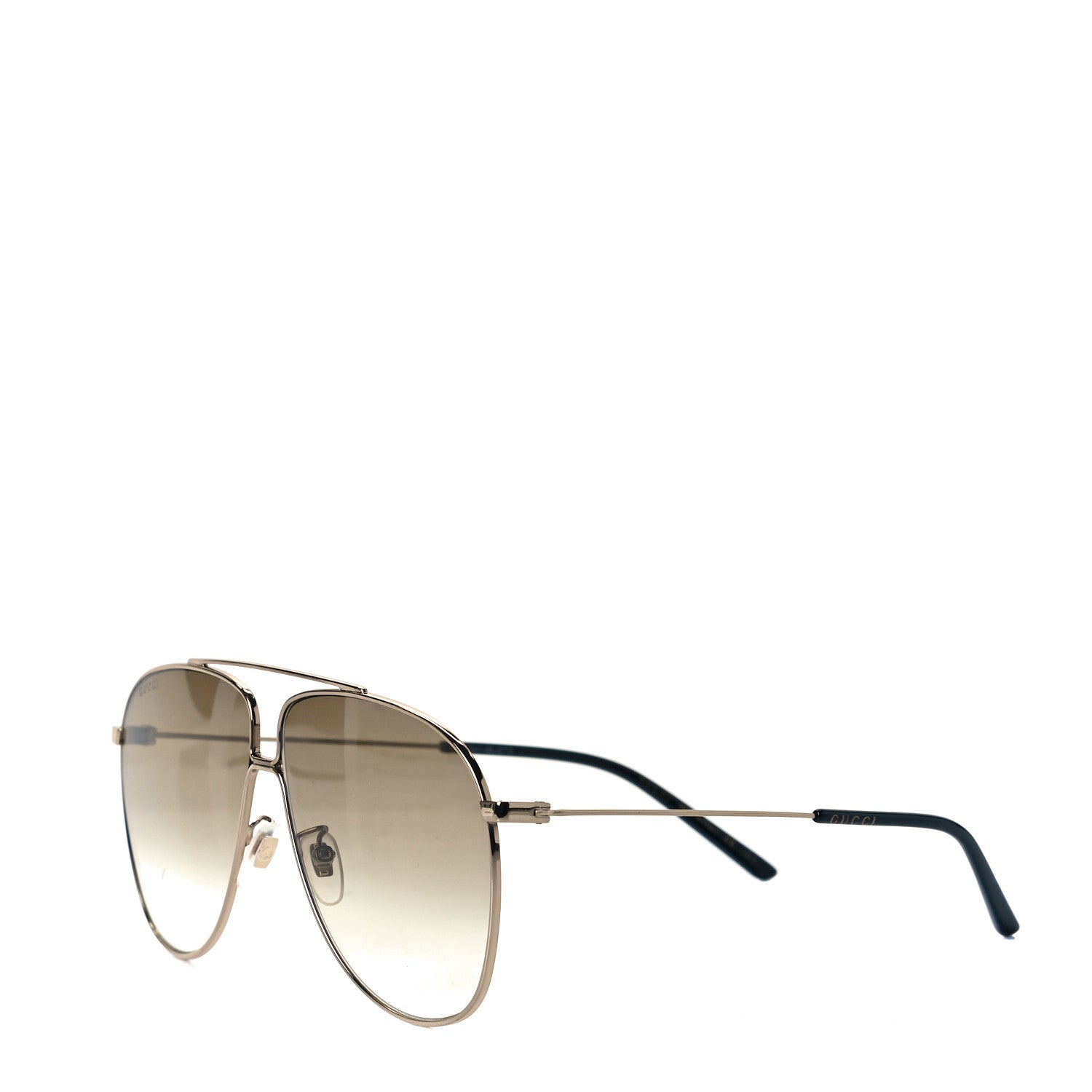Gucci Aviator Sunglasses GG0440S Gold 1 of 5