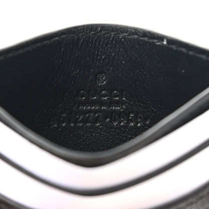 Gucci GG Supreme Monogram Kingsnake Card Holder Black Grey 6 of 10