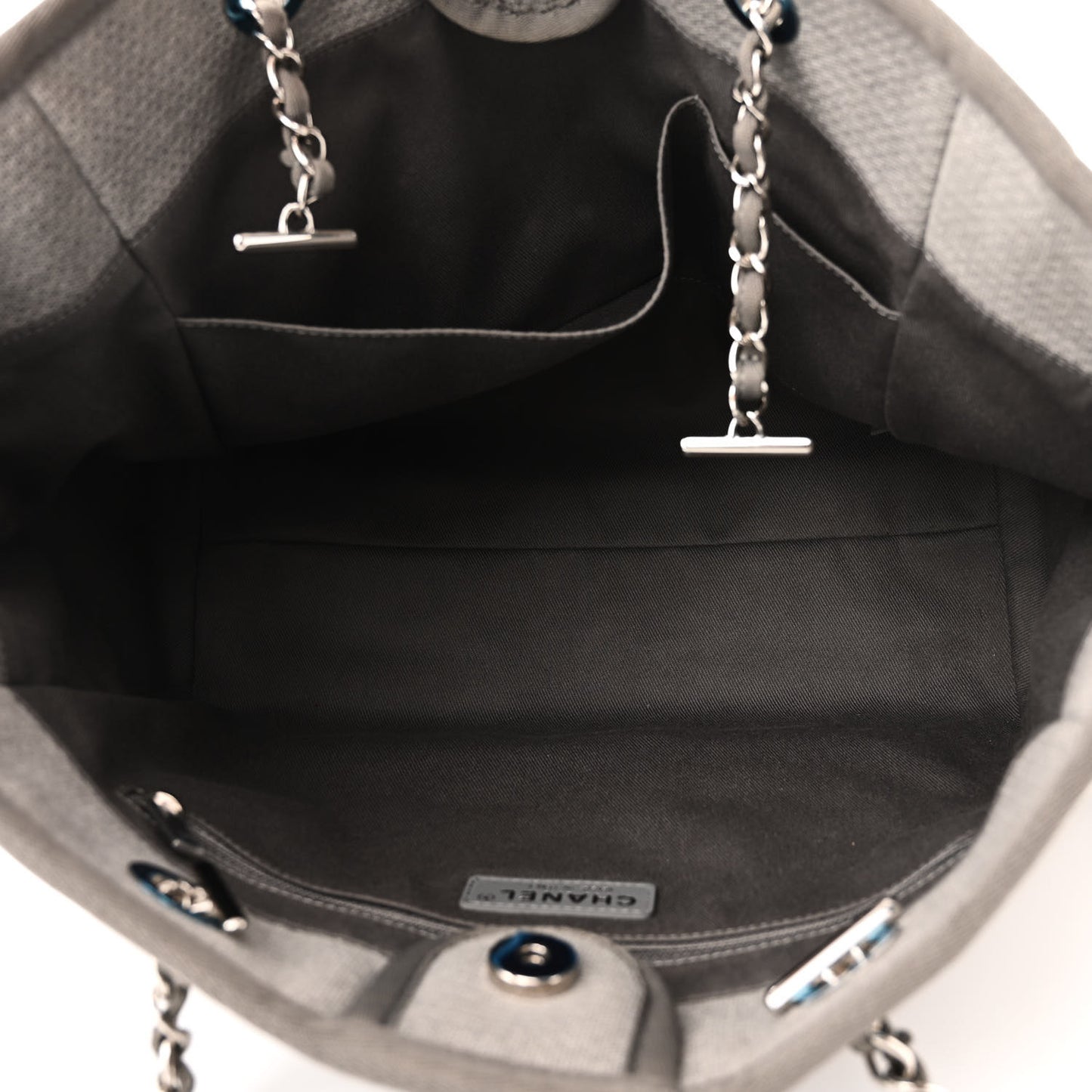 Mixed Fibers Small Deauville Tote Light Grey