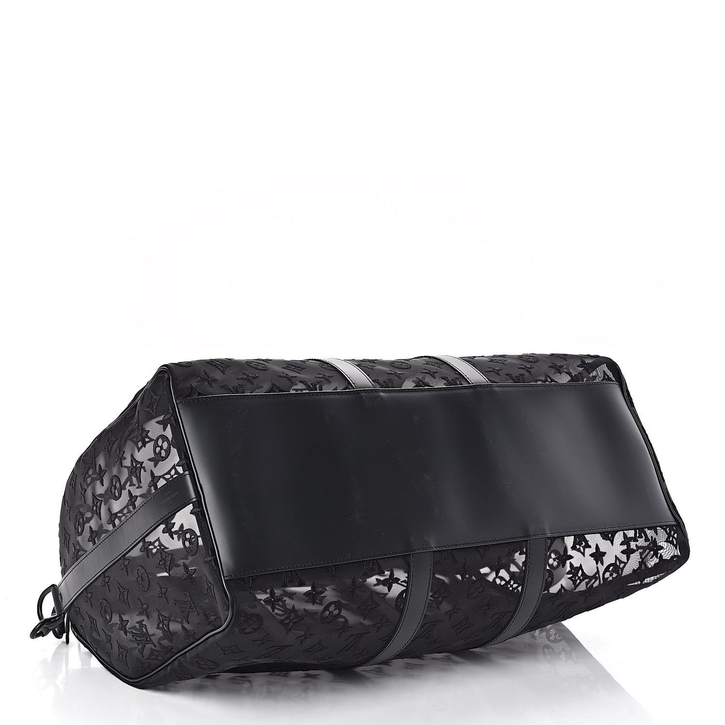 Monogram See Through Keepall Bandouliere 50 Black