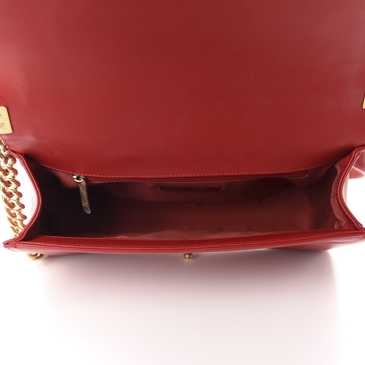 Chanel Lambskin Quilted New Medium Boy Flap Red 5 of 10