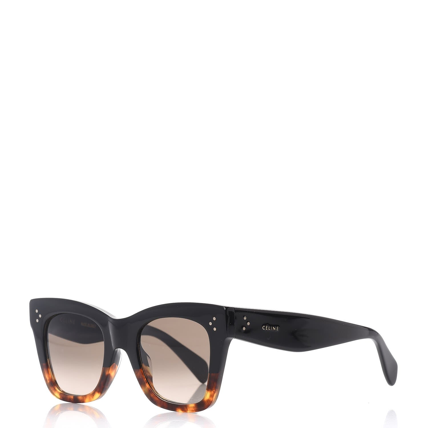 Celine Acetate Catherine Sunglasses CL41089/S Burgundy Havana 1 of 9
