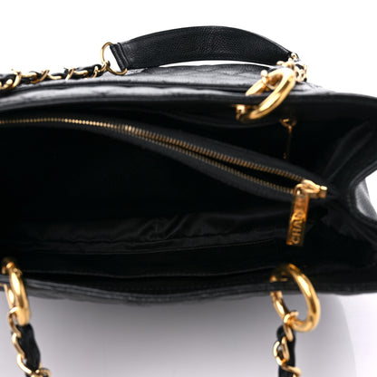 Chanel Caviar Quilted Grand Shopping Tote GST Black 6 of 16