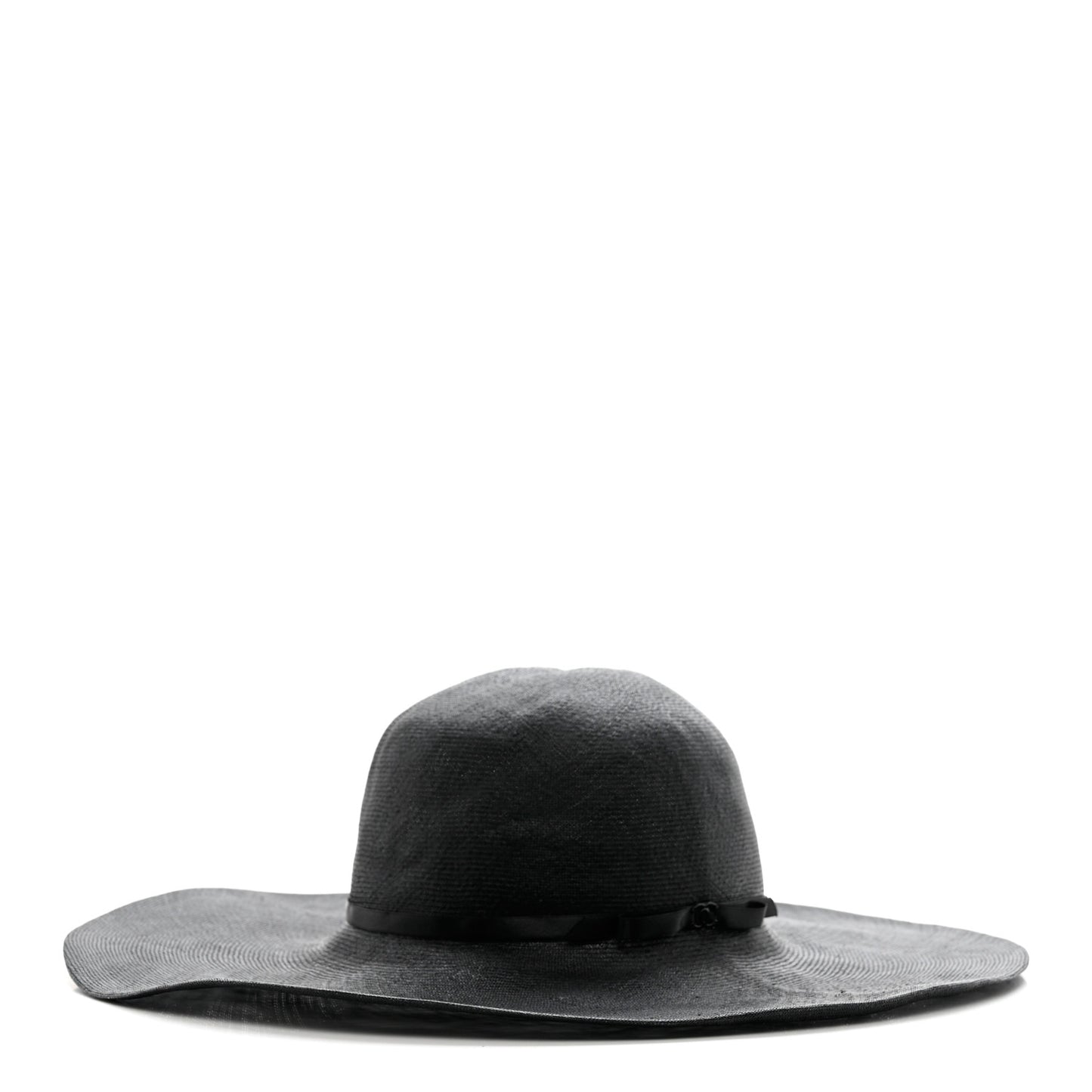 Woven CC Wide Brim Hat 57 Black