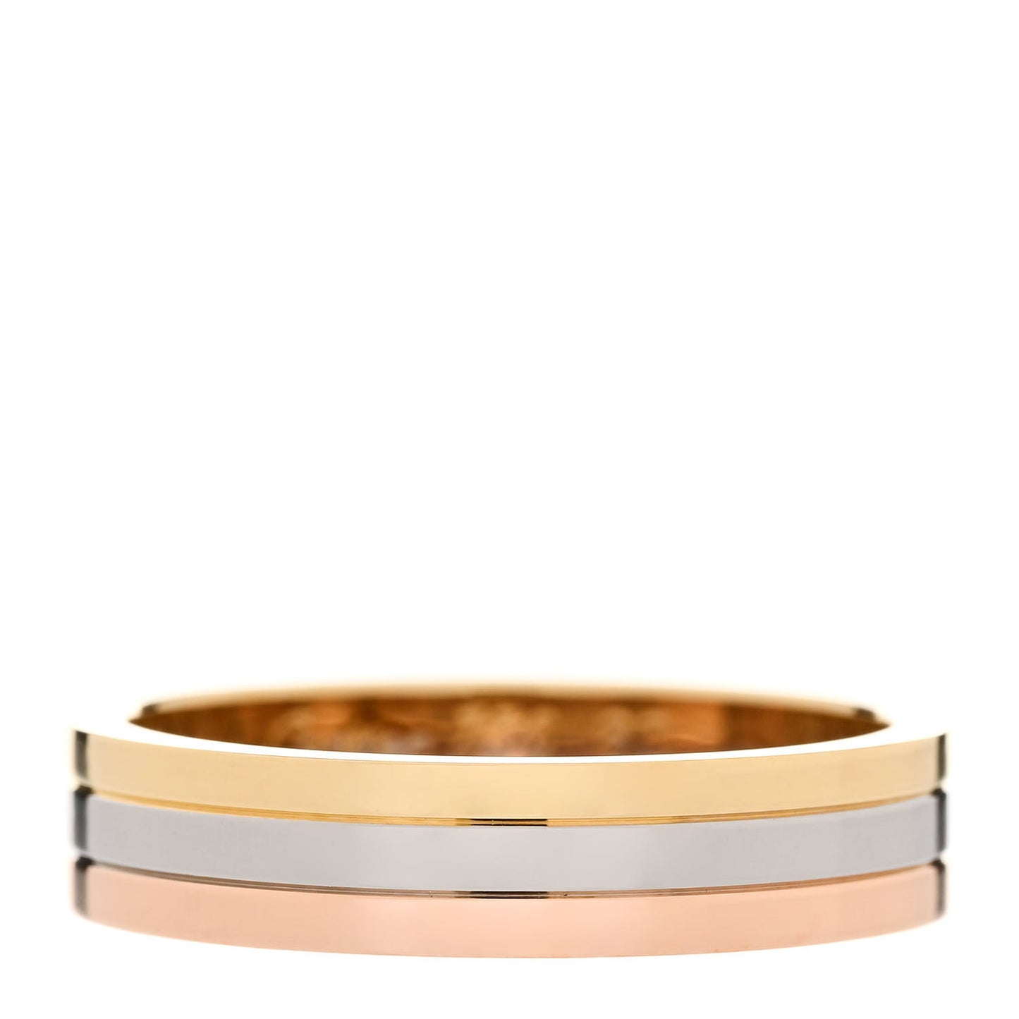 18K Pink White Yellow Gold 4.8mm Vendome Louis Cartier Wedding Band Ring 60 9