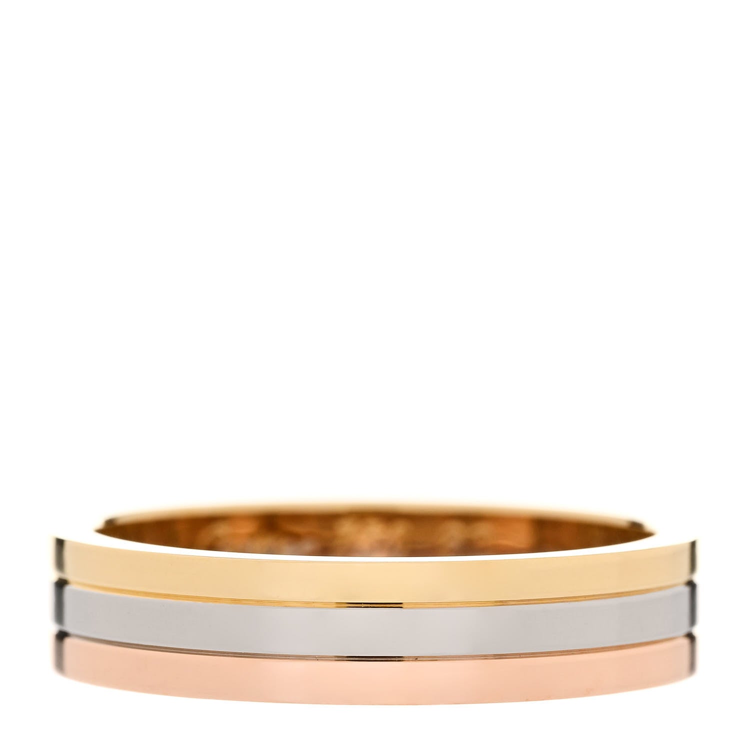 Cartier 18K Pink White Yellow Gold 4.8mm Vendome Louis Cartier Wedding Band Ring 60 9 1 of 5