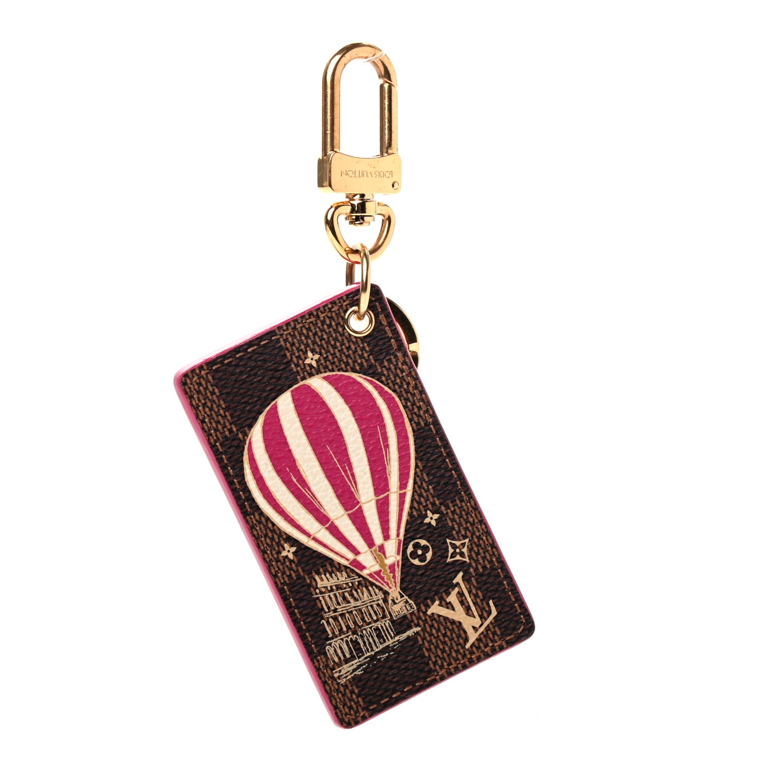 Louis Vuitton Damier Ebene Illustre Air Balloon Bag Charm Grenade 1 of 4