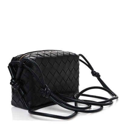 Bottega Veneta Nappa Intrecciato Mini Loop Camera Bag Black 3 of 11
