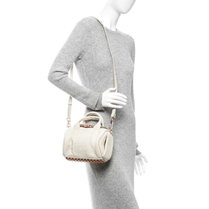 Alexander Wang Pebbled Lambskin Mini Rockie Opaline Rose Gold Hardware 2 of 6