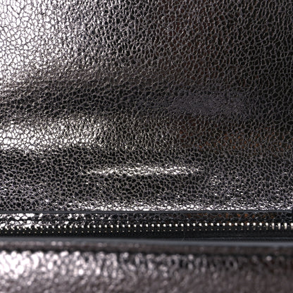 Versace Metallic Calfksin Virtus Wallet On Chain Grey 11 of 11