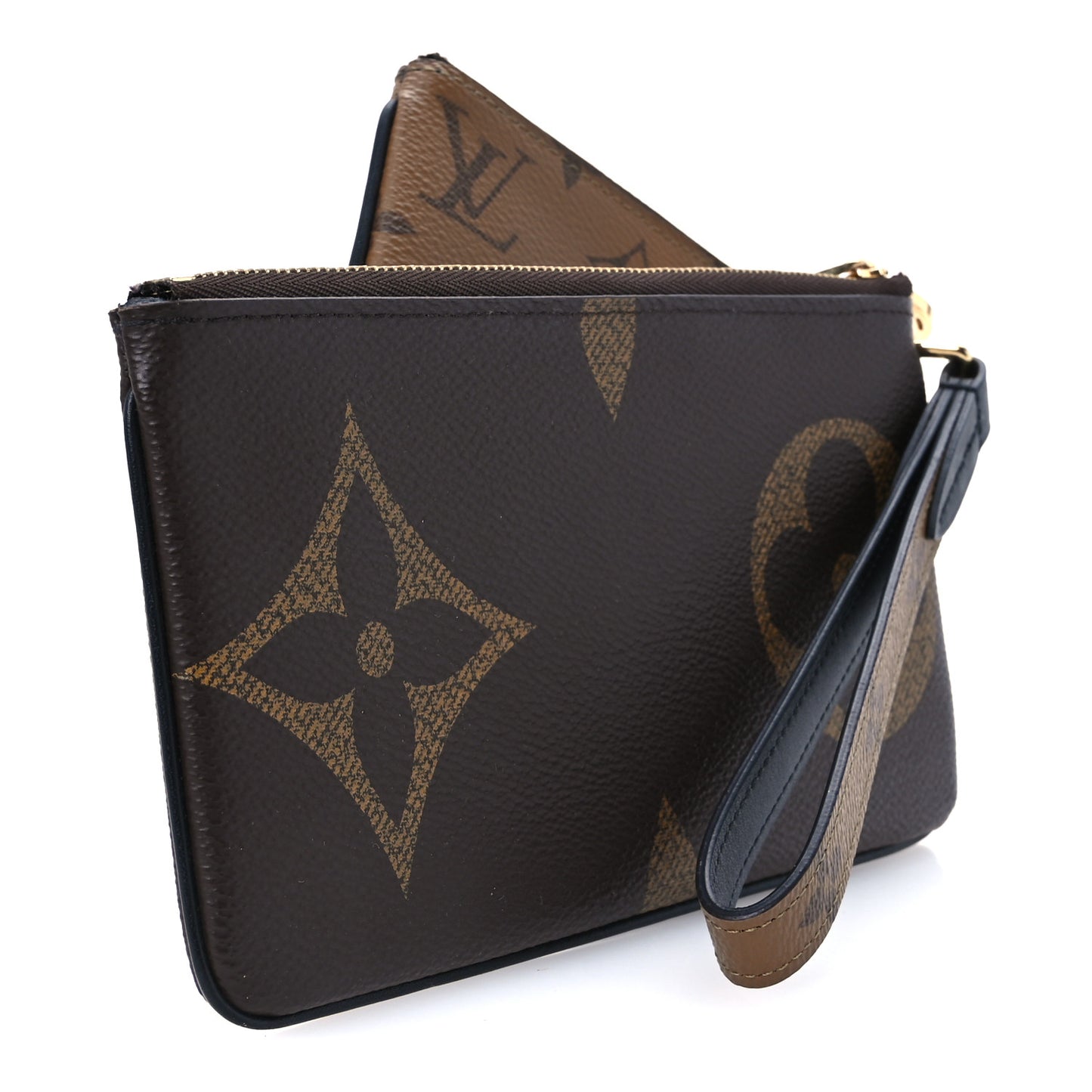 Reverse Monogram Giant Trio Pouch