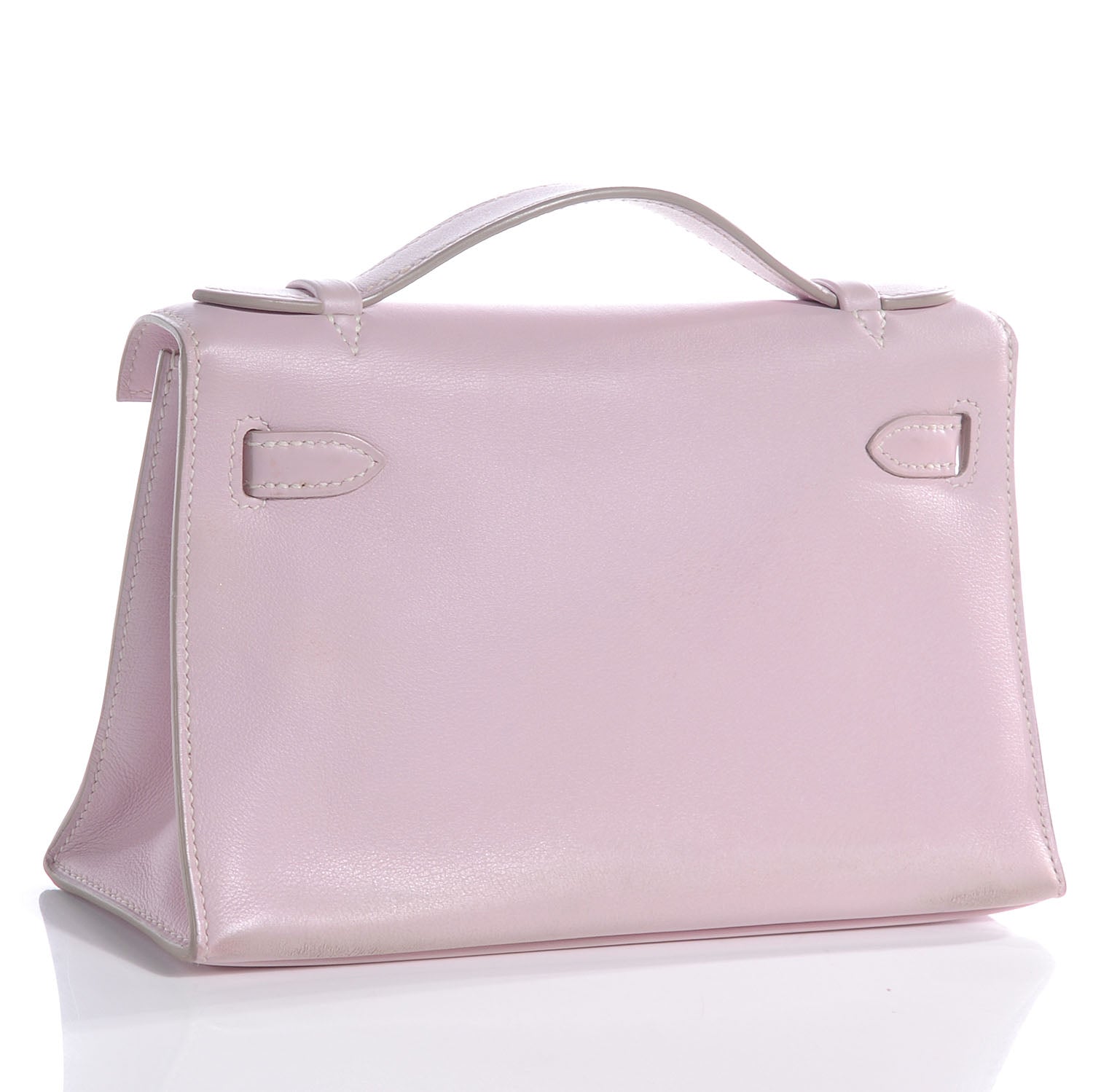 Hermes Swift Kelly Pochette Clutch Rose Dragee 3 of 10