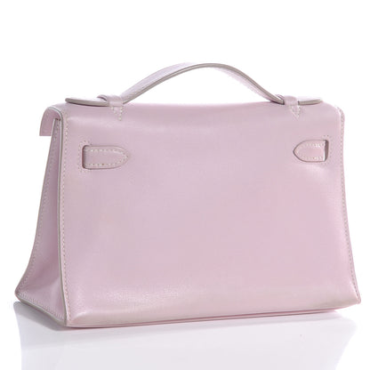 Hermes Swift Kelly Pochette Clutch Rose Dragee 3 of 10