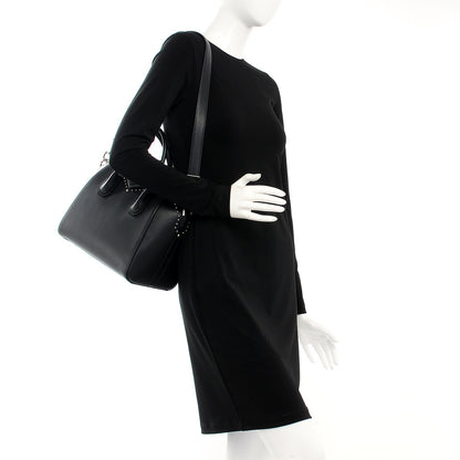 Givenchy Smooth Calfskin Small Studded Antigona Black 2 of 9