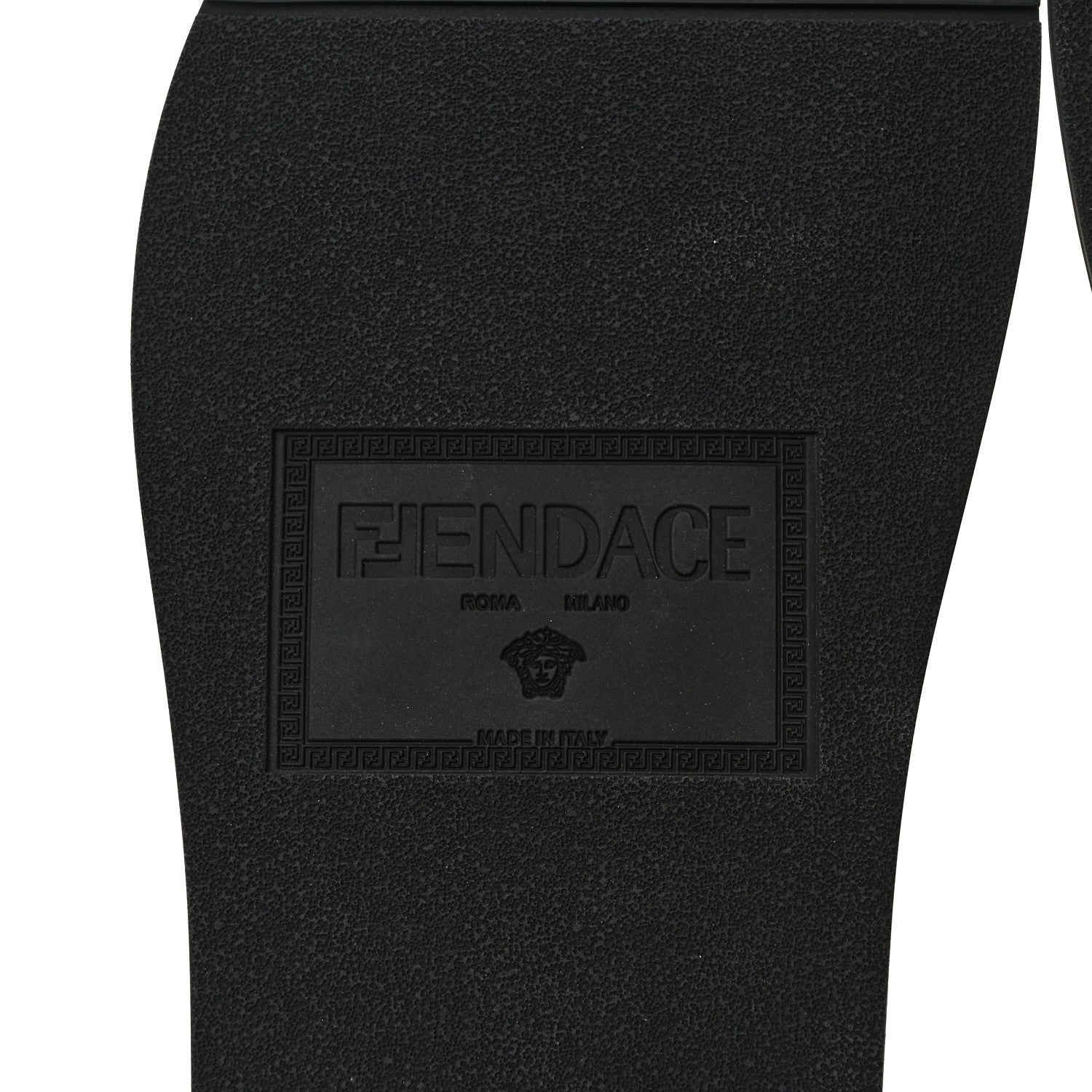 Versace X FENDI Metal Chainmail Mesh Pool Slides 38 Gold Black 6 of 8