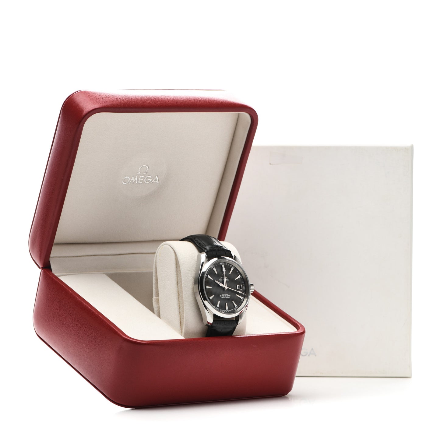 Stainless Steel Alligator 42mm Seamaster Aqua Terra 150M Co-Axial Automatic Watch Black 231.13.42.21.06.001