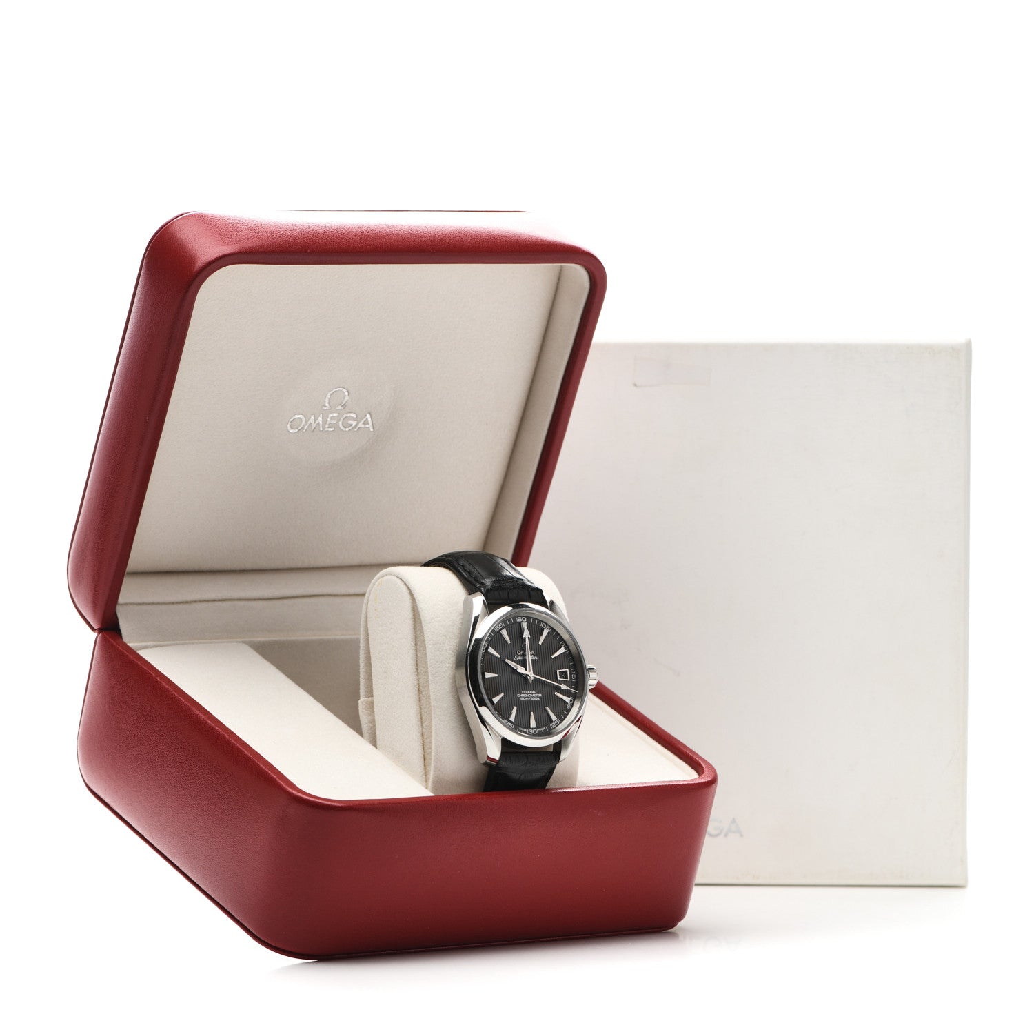 Omega Stainless Steel Alligator 42mm Seamaster Aqua Terra 150M Co-Axial Automatic Watch Black 231.13.42.21.06.001 5 of 5