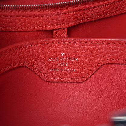 Louis Vuitton Taurillon Capucines BB Rubis 6 of 9