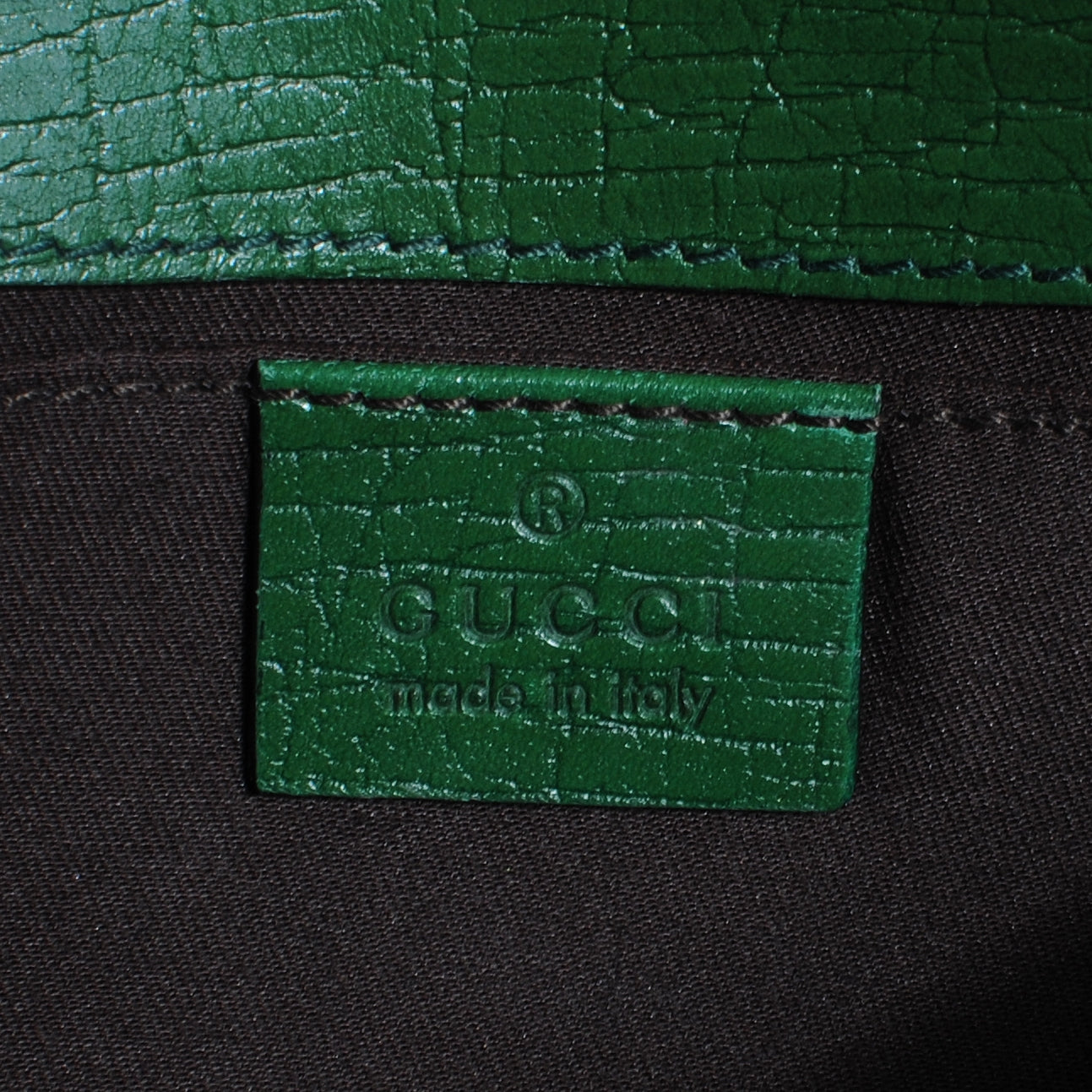 Gucci Monogram Web Small Horsebit Chain Clutch Green 6 of 7