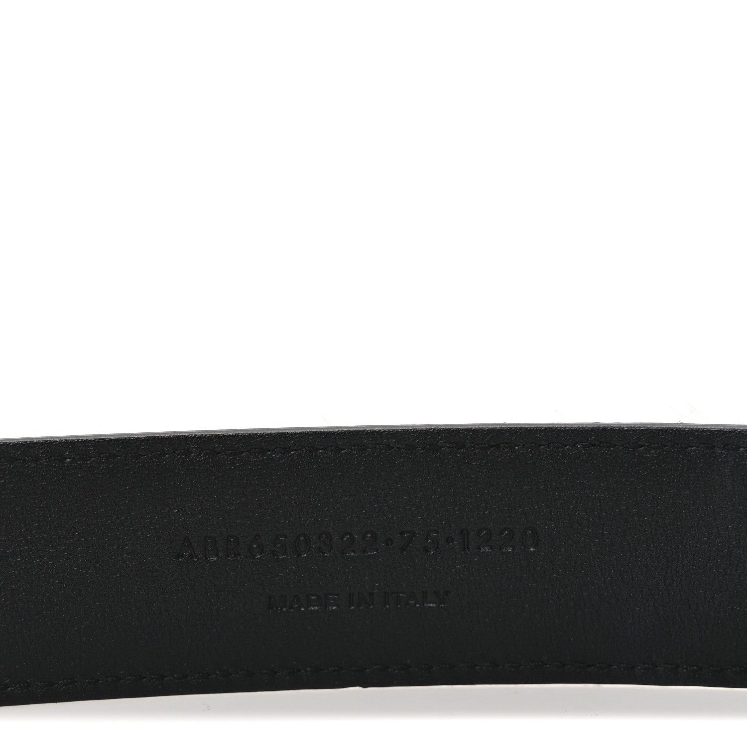 Saint Laurent Pony Hair Heart Belt 75/30 Black 6 of 6