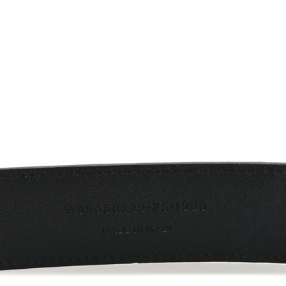 Saint Laurent Pony Hair Heart Belt 75/30 Black 6 of 6