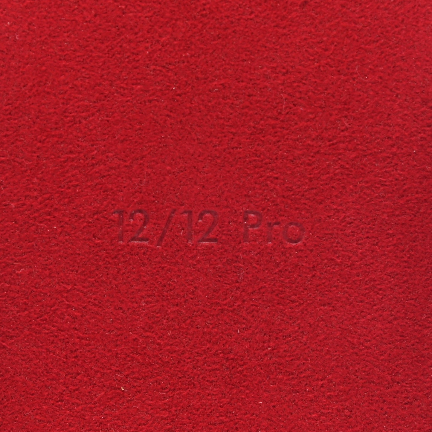 Monogram iPhone 12/12 Pro Bumper Scarlet