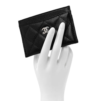 Chanel Caviar Quilted Card Holder Black 2 of 10