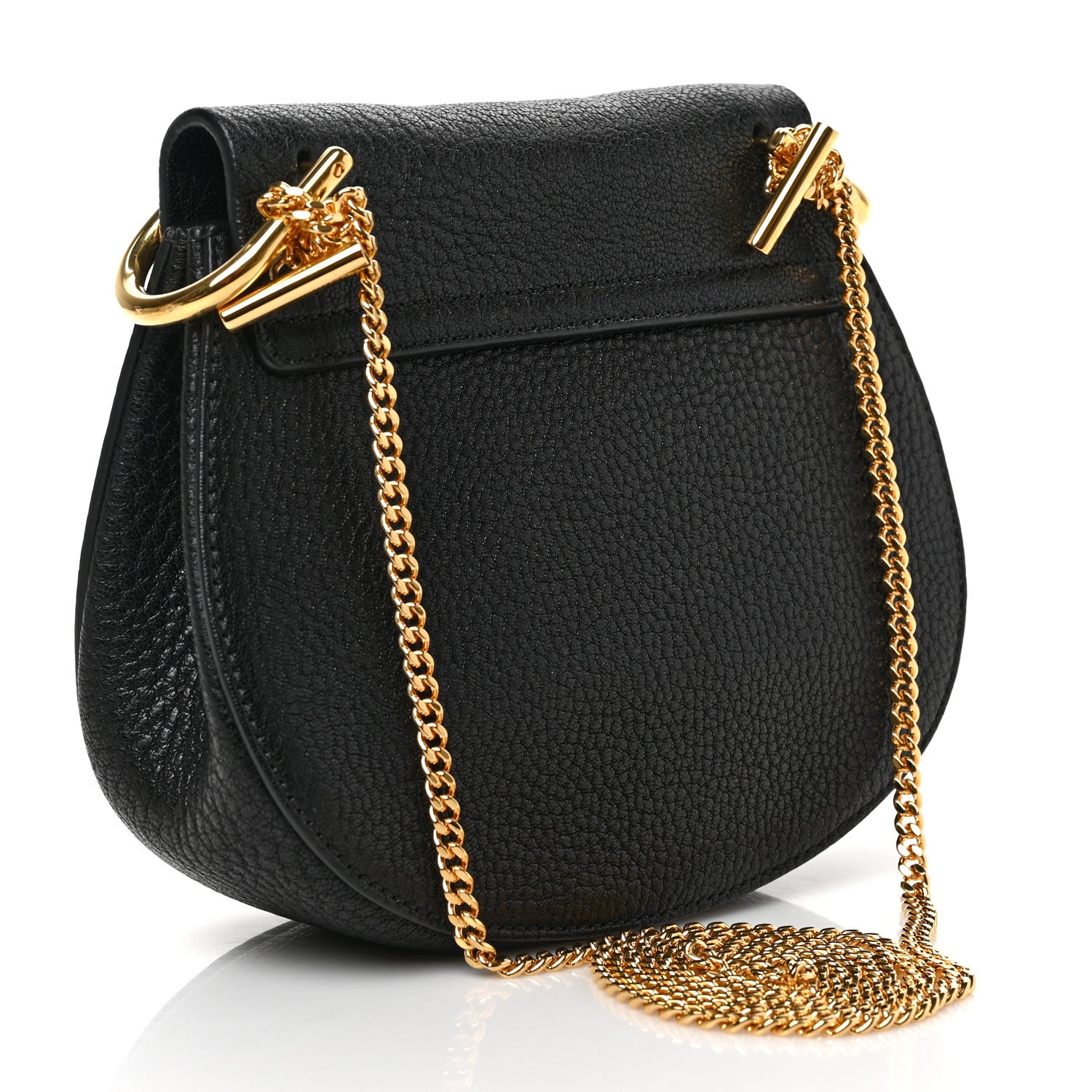 Chloe Goatskin Nano Drew Shoulder Bag Black 2 of 7
