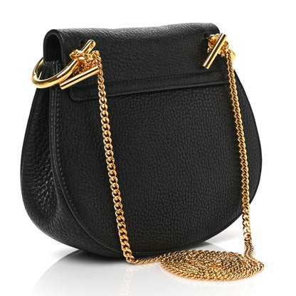 Chloe Goatskin Nano Drew Shoulder Bag Black 2 of 7