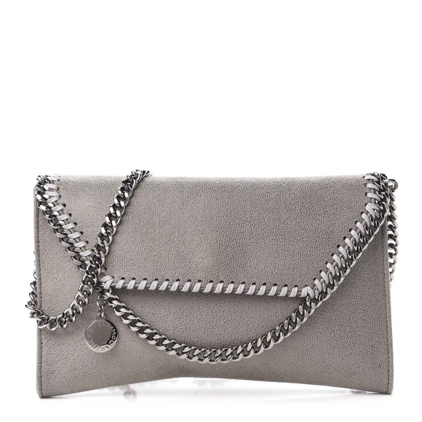 Shaggy Deer Mini Falabella Crossbody Bag Grey