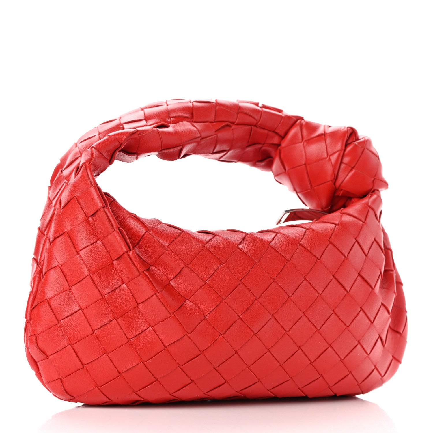 Bottega Veneta Nappa Intrecciato Mini Jodie Red 3 of 9