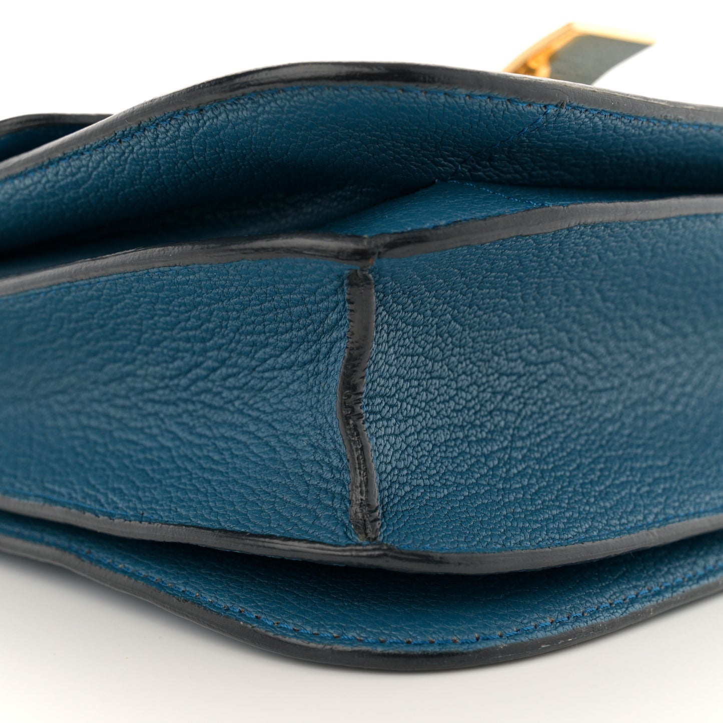 Goatskin Medium Classic Box Flap Bag Deepsea