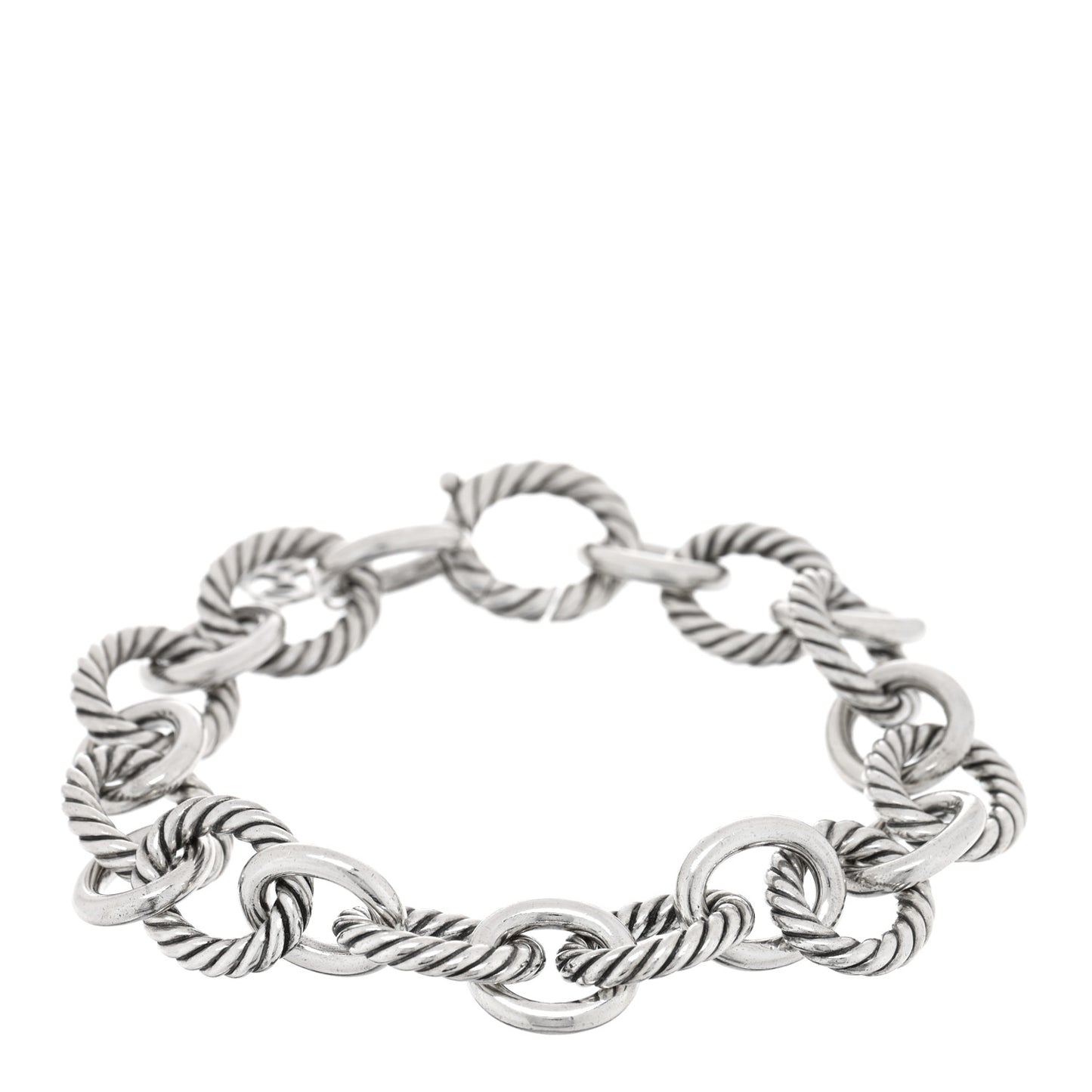 Sterling Silver 13mm Large Oval Link Bracelet