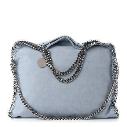 Stella McCartney Shaggy Deer Falabella Fold Over Tote Light Blue 1 of 8