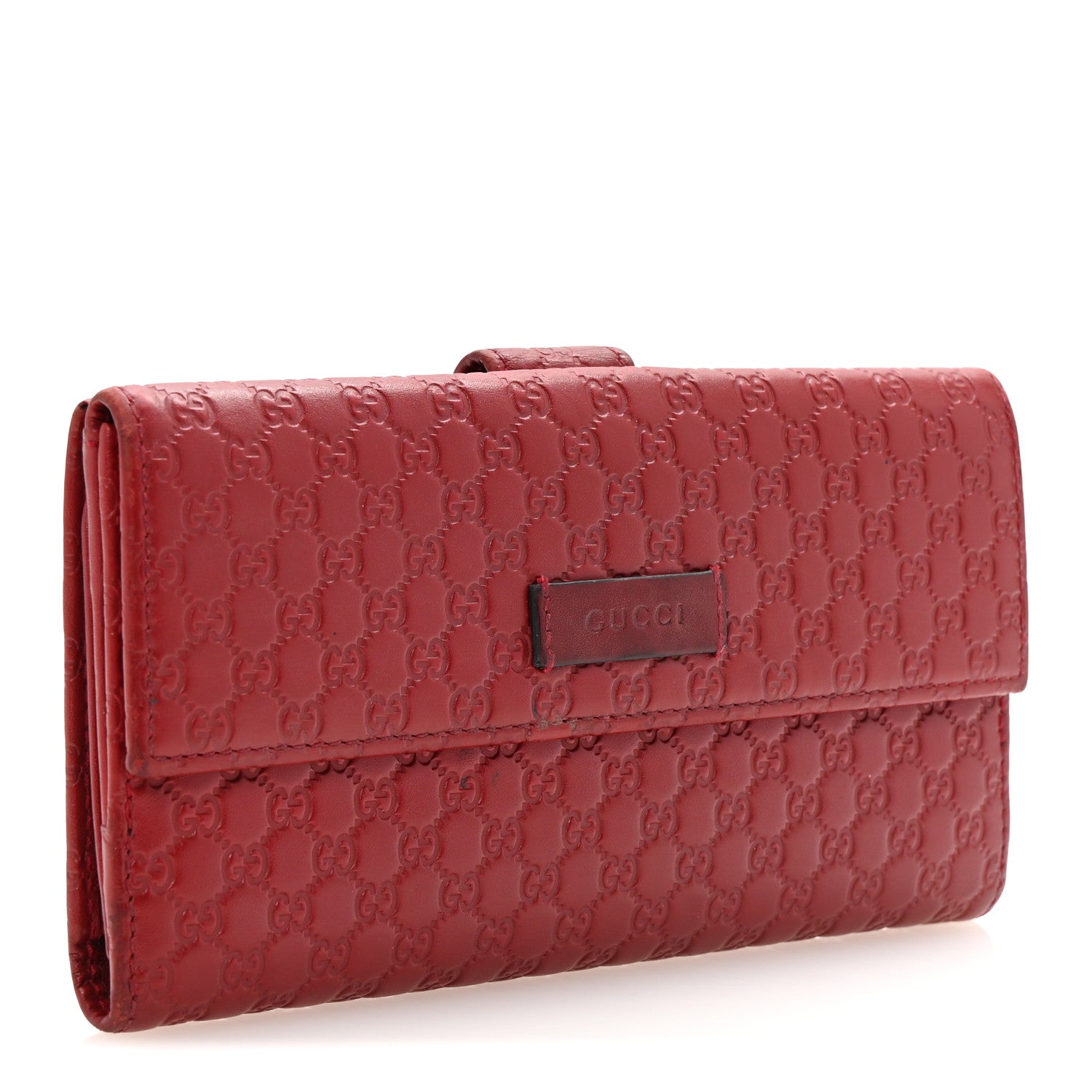 Gucci Microguccissima Continental Flap Wallet Red 3 of 7